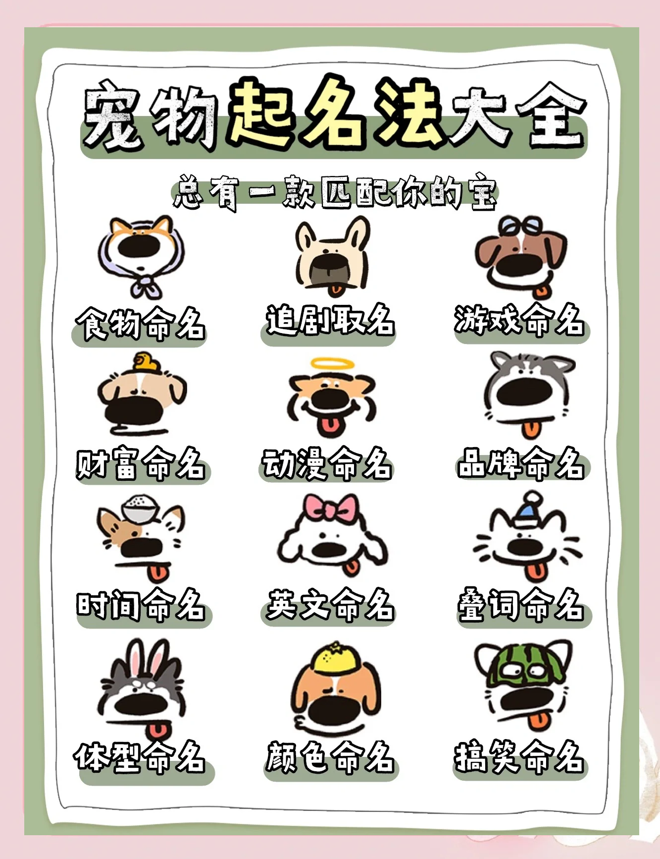 好听狗名