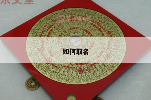 如何取名