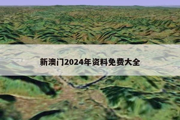 新澳门2024年资料免费大全