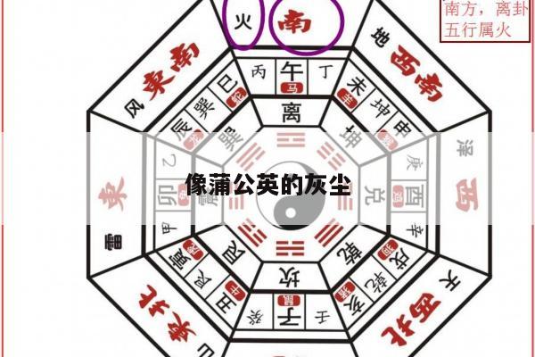 像蒲公英的灰尘