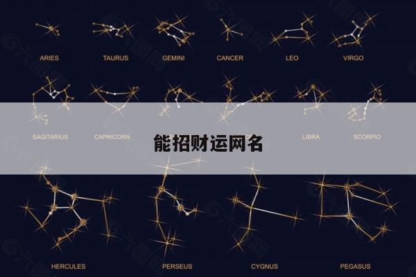能招财运网名