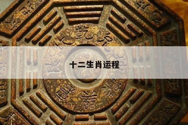 十二生肖运程